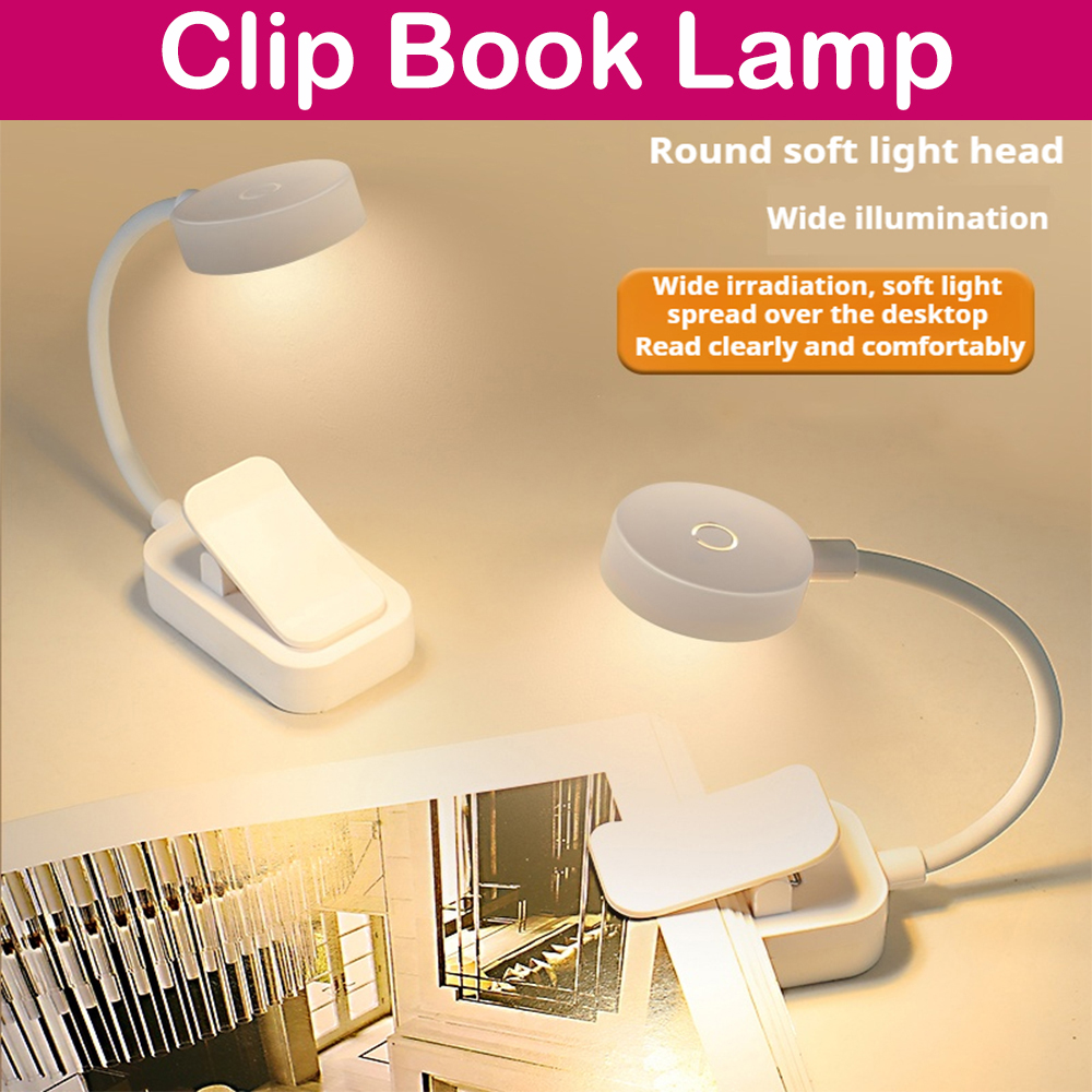 Photography Lighting Book - Mini Clip Book Lamp LED Table
