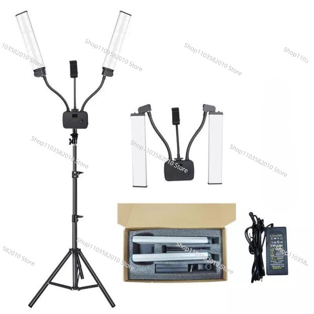 Photography Mobile Lighting - Foldable double arm filling light Internet