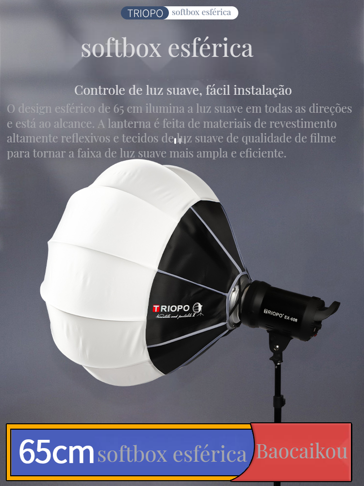 Photography Lighting Softbox - TRIOPO Lantern Softboxes 55/65/85cm Quick Release