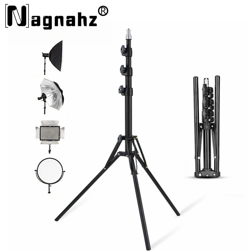 Photography Lighting Softbox - NAGNAHZ 78'' Photographic Lighting Tripod Aluminum