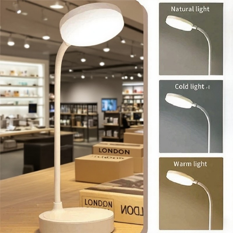 Photography Lighting Book - Rechargeable Table Lamp USB Plug Desk