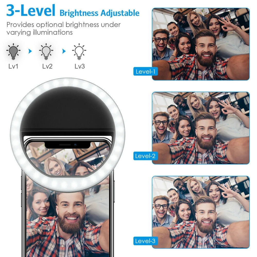 USB Charging LED Selfie Ring L - Photography Lighting Game avis et prix