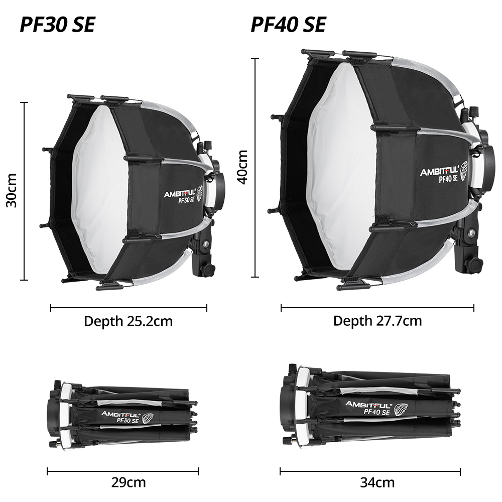 AMBITFUL PF30/PF40 30cm /40cm  - Photography Lighting Grid avis et prix