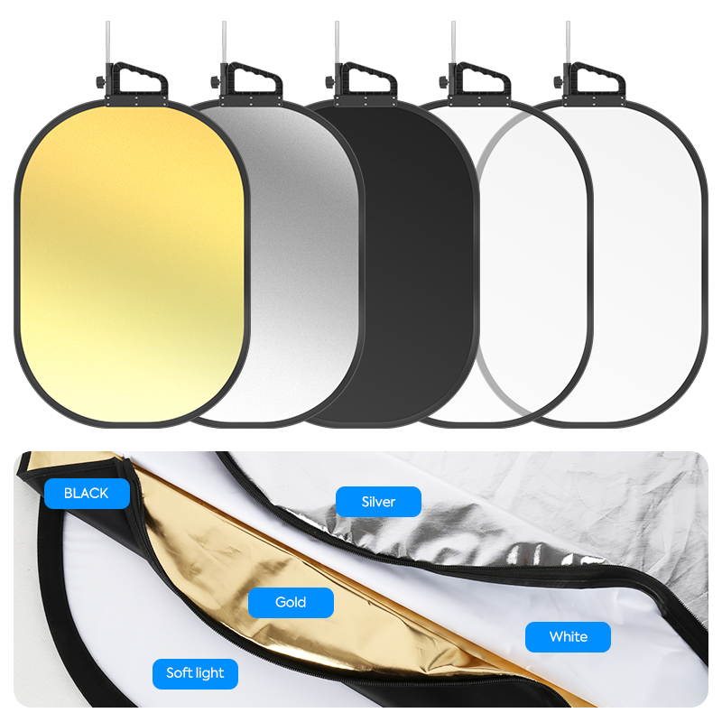 25*29in Light Reflector Stand  - Reflector Disc Silver avis et prix