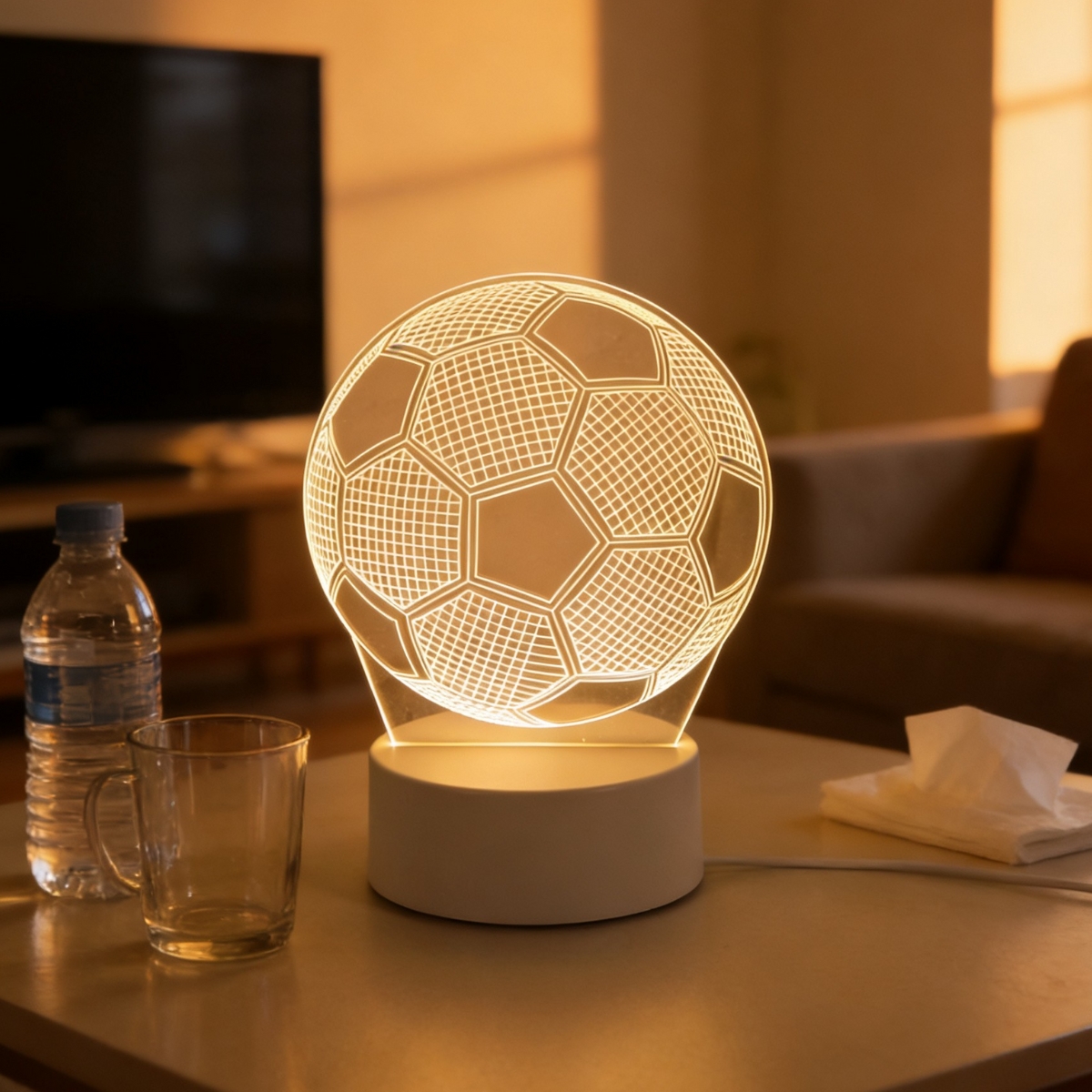 LED 3D Football Theme Table La - Photography Lighting Book avis et prix