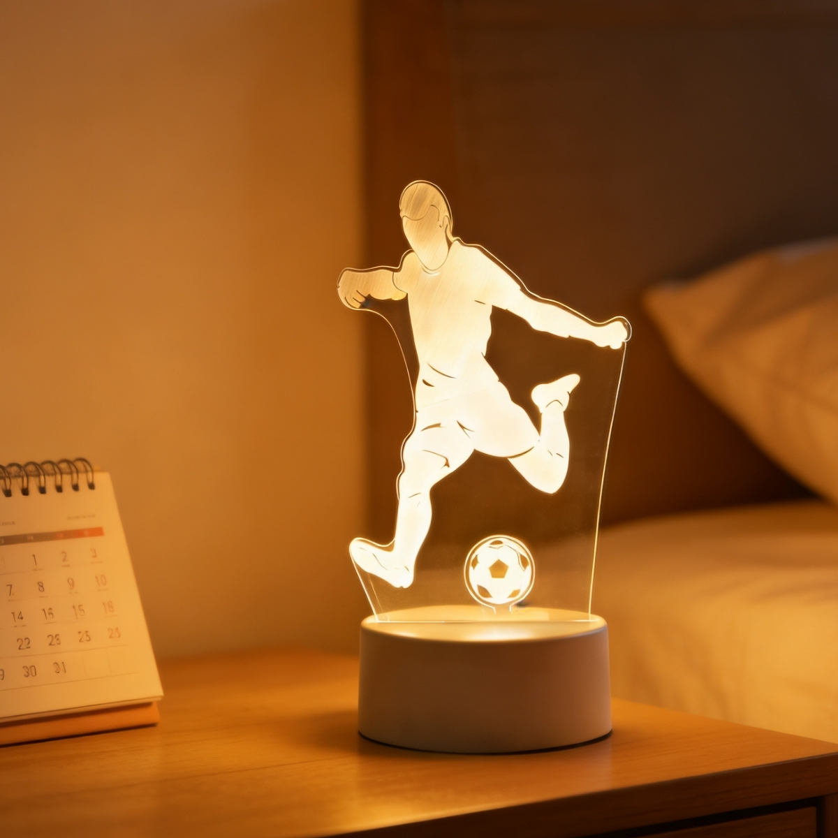 LED 3D Football Theme Table La - Photography Lighting Book avis et prix