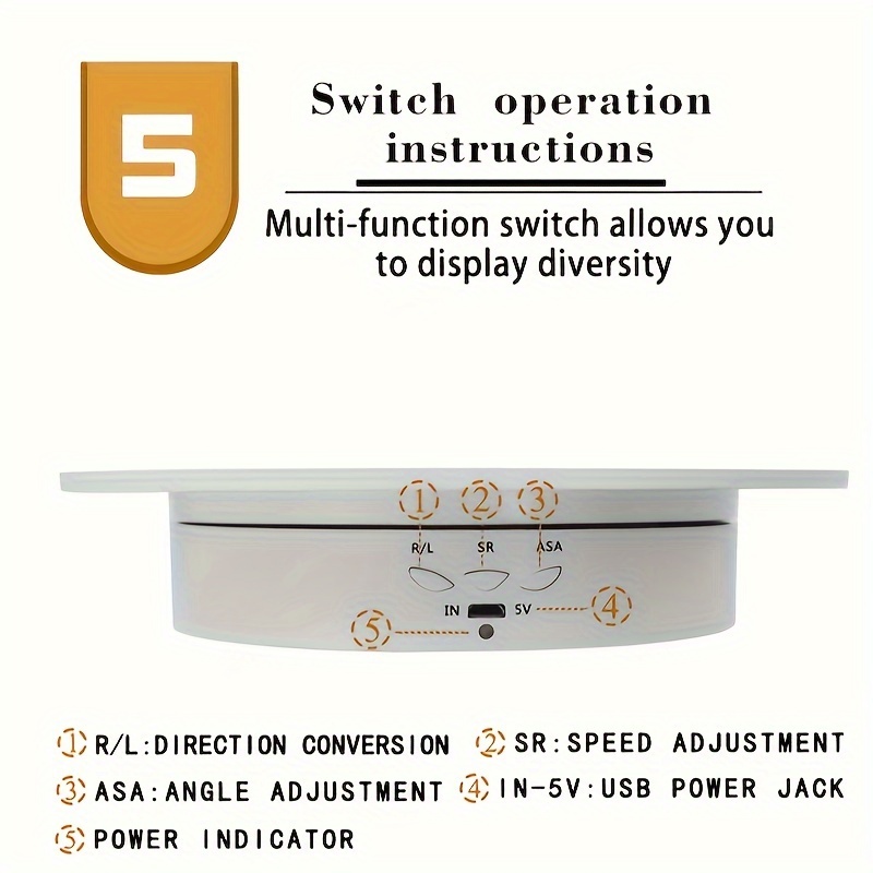 20 cm/7.87 inch Electric Rotat - Photography Lighting Material avis et prix