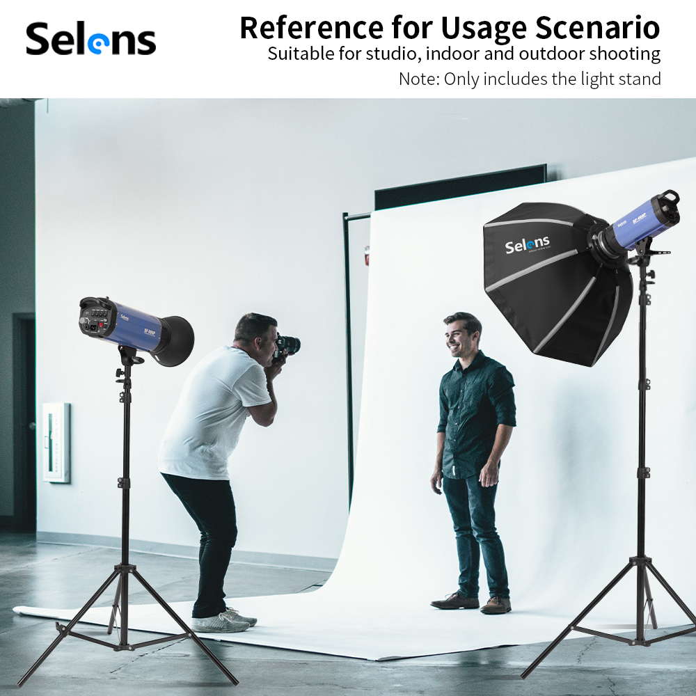 Selens 2.2~3.95M Light Stand w - Photography Lighting Softbox avis et prix