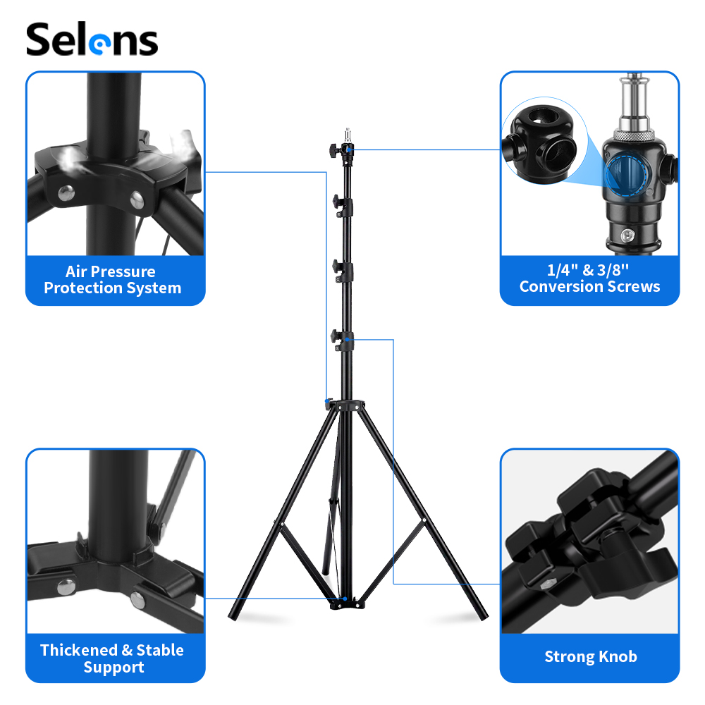 Selens 2.2~3.95M Light Stand w - Photography Lighting Softbox avis et prix