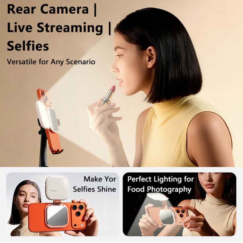 3 In 1 Magnetic Selfie Ring Li - Photography Mobile Lighting avis et prix
