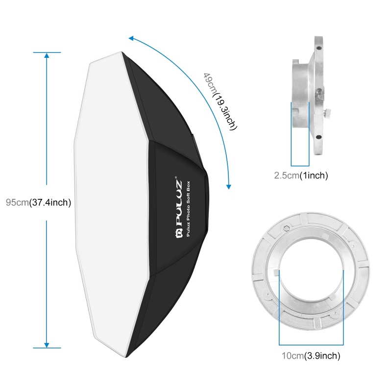 PULUZ 95cm Octagon Photography - Photography Lighting Softbox avis et prix
