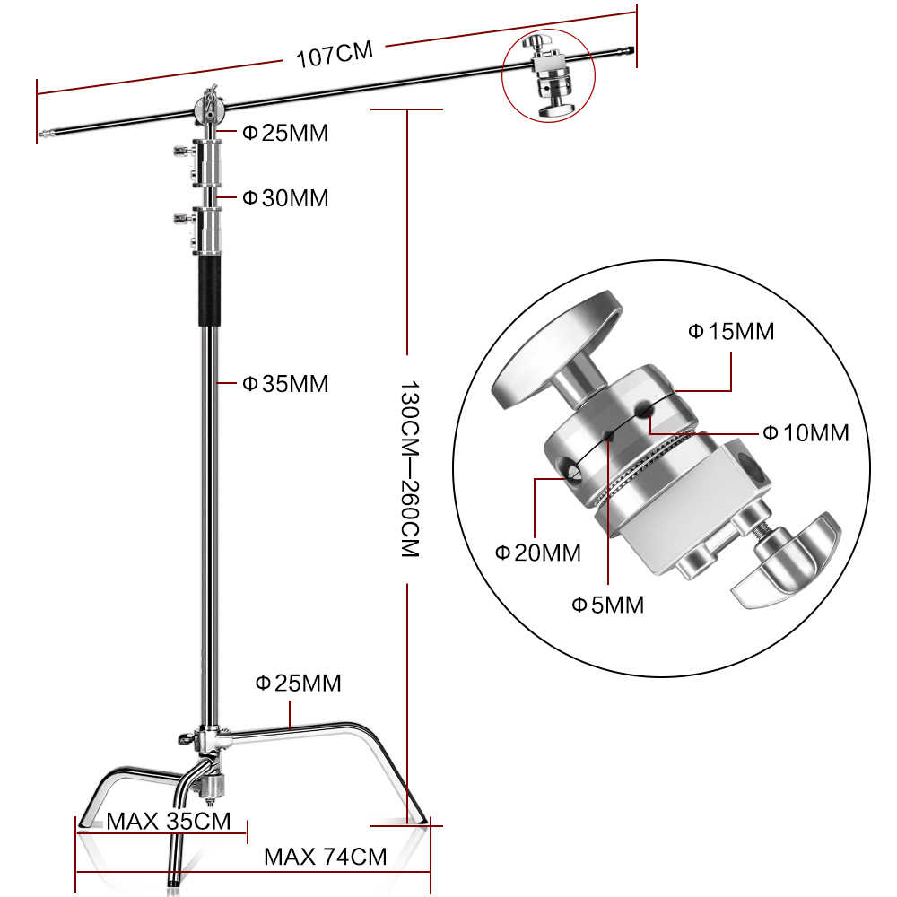 C-Stand Photography Stand Stai - Photography Lighting Softbox avis et prix