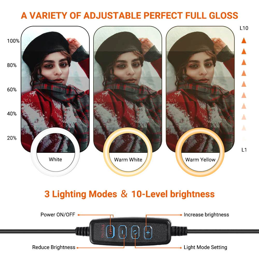 26cm 10 inch Led Ring Selfie L - Photography Lighting Game avis et prix