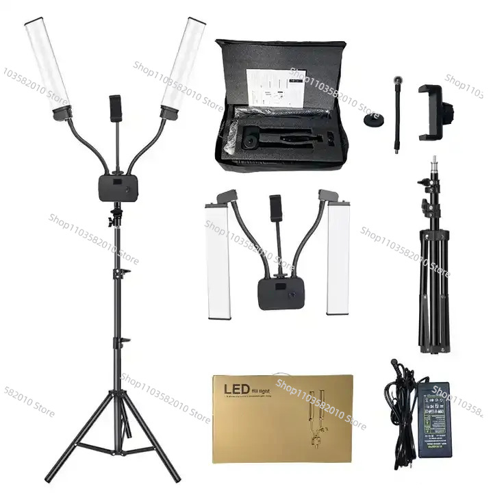 Foldable double arm filling li - Photography Mobile Lighting avis et prix