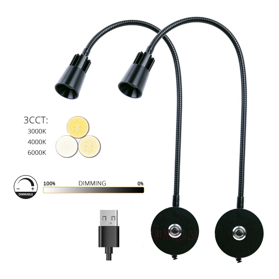 2pcs 5V USB Bedside Wall Readi - Photography Lighting Book avis et prix