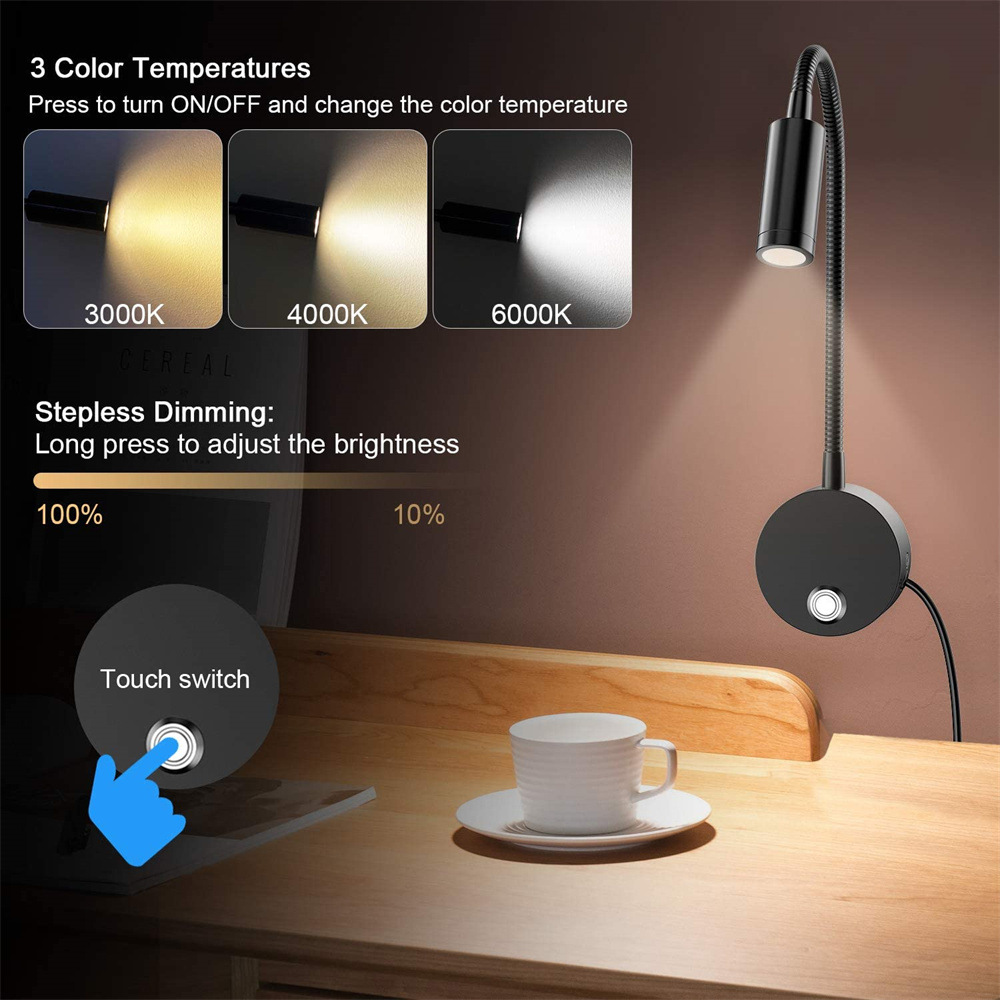 2pcs 5V USB Bedside Wall Readi - Photography Lighting Book avis et prix