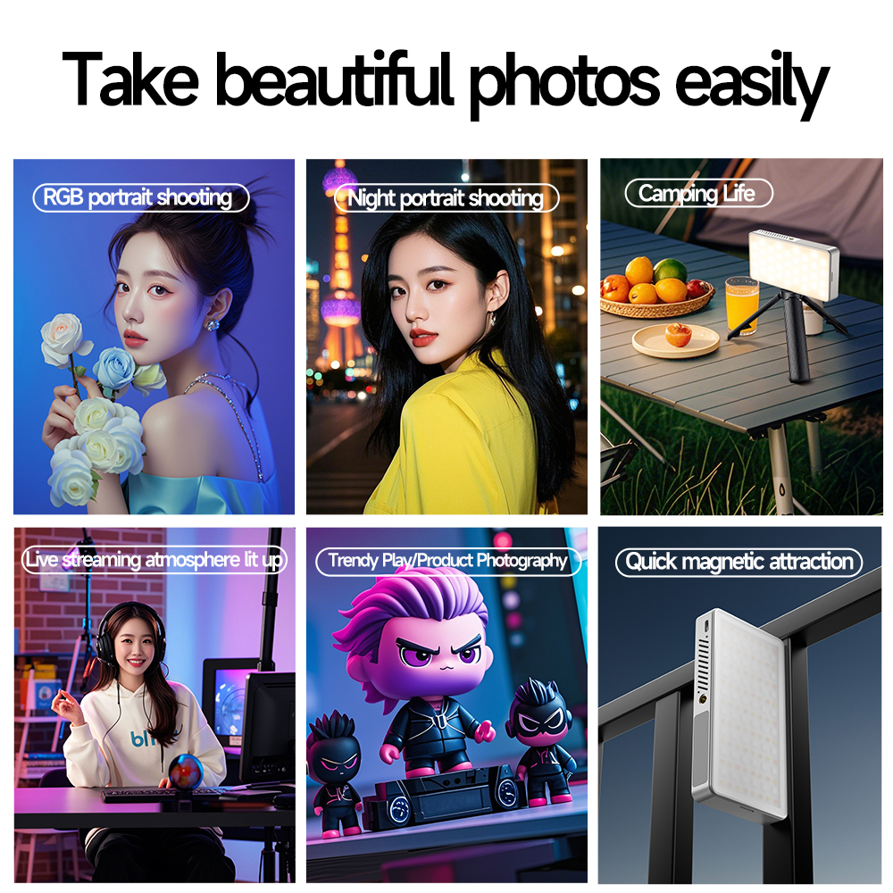 Mini Rechargeable R9PRO full-c - Photography Mobile Lighting avis et prix