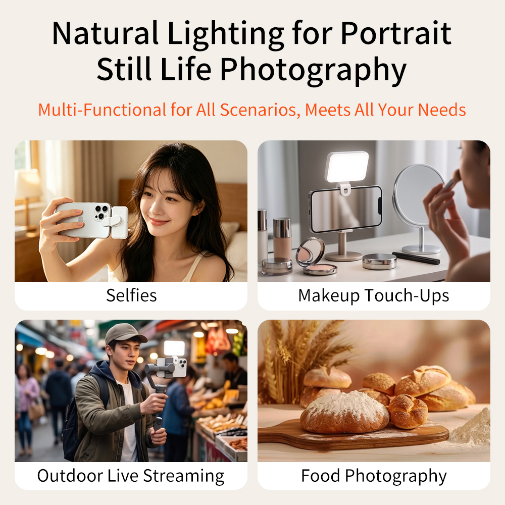 LED Phone Fill Light Lamp Port - Photography Lighting Online avis et prix