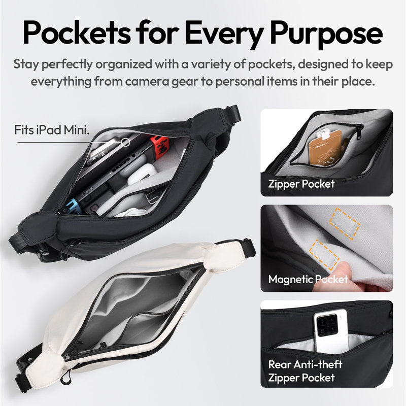 Ulanzi HMN1 Lunar Sling Bag Wh - Photography Lighting Gear avis et prix