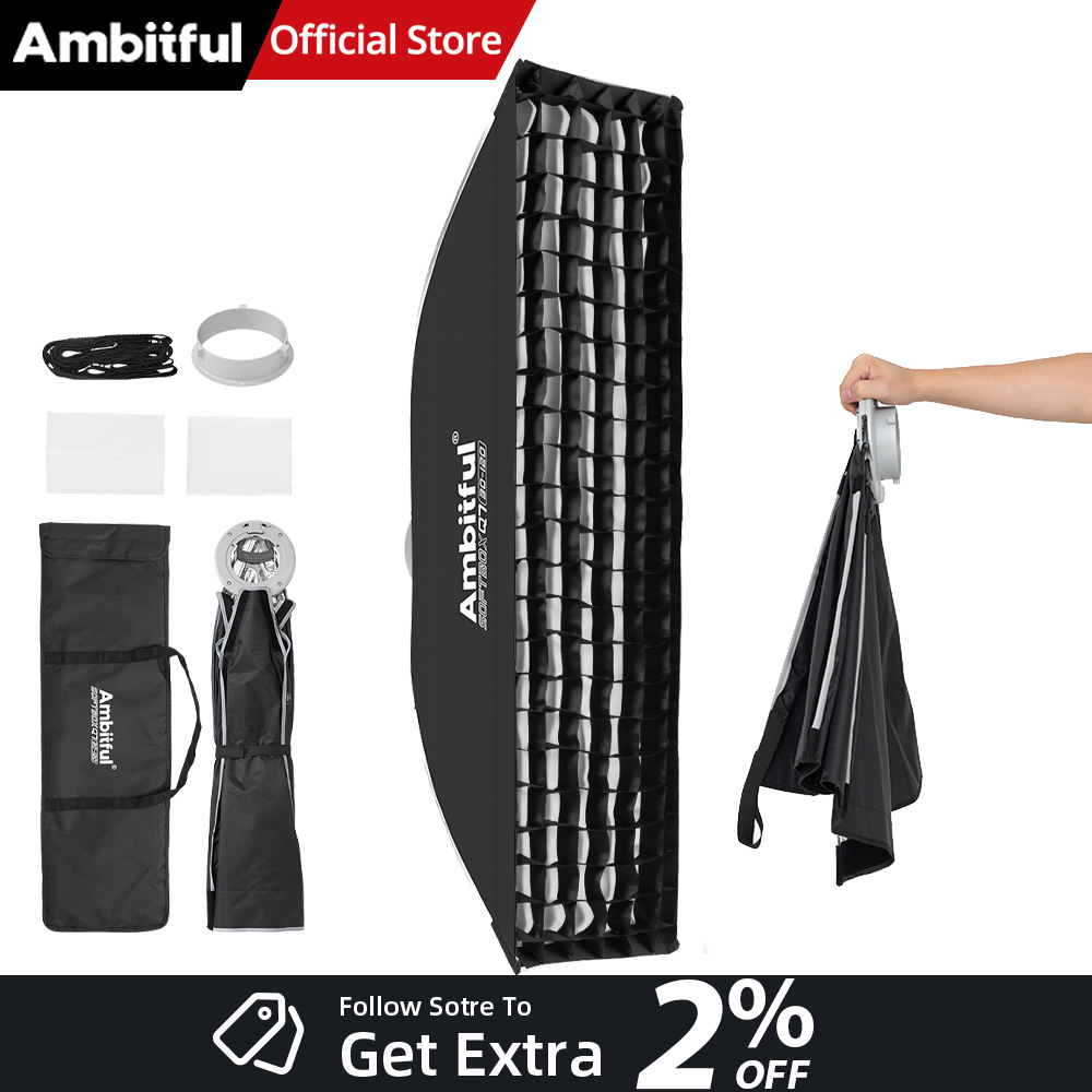 AMBITFUL Q7-II 30*120cm Bowens - Photography Lighting Softbox avis et prix
