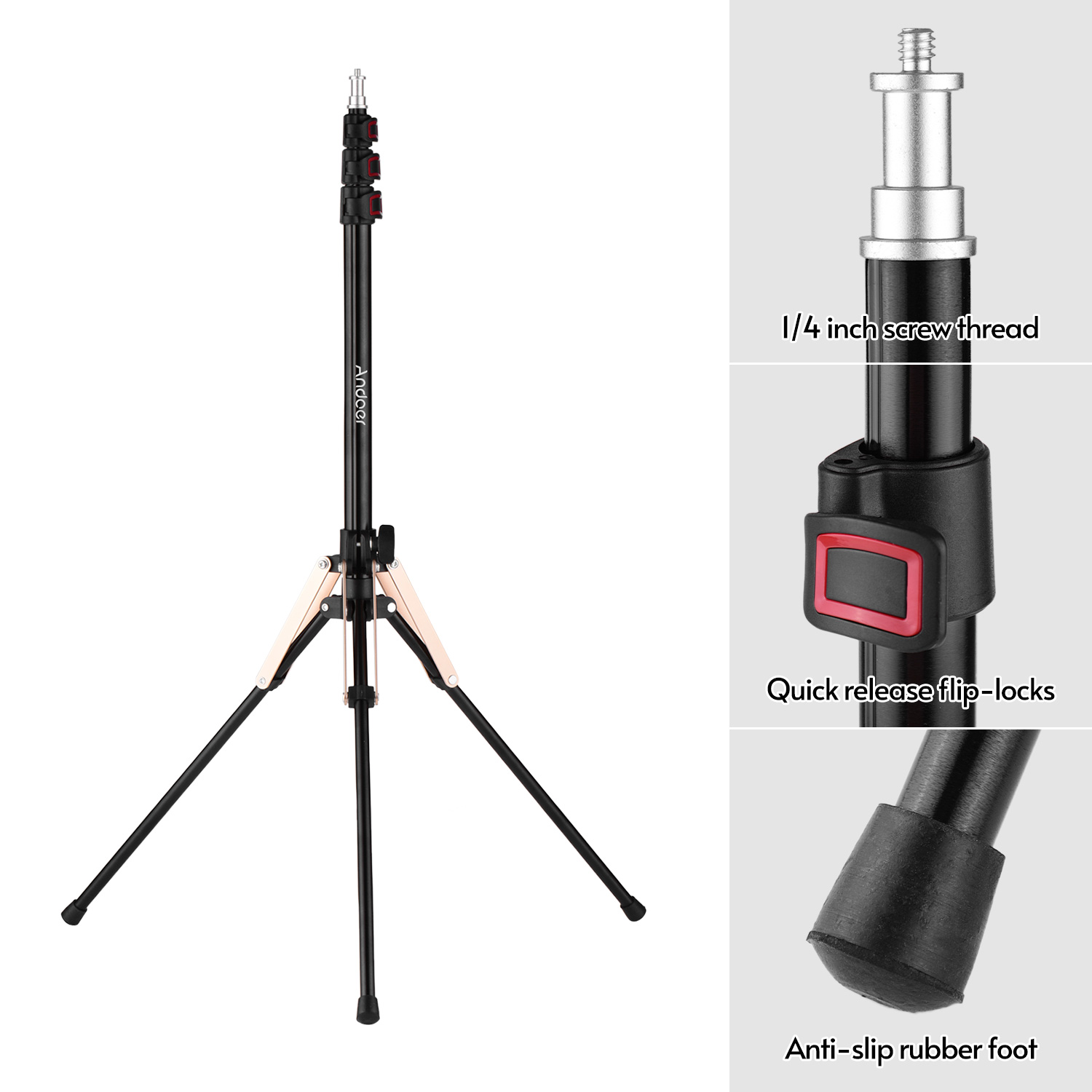 Andoer 190cm/74.8 Inch Portabl - Photography Lighting Design avis et prix