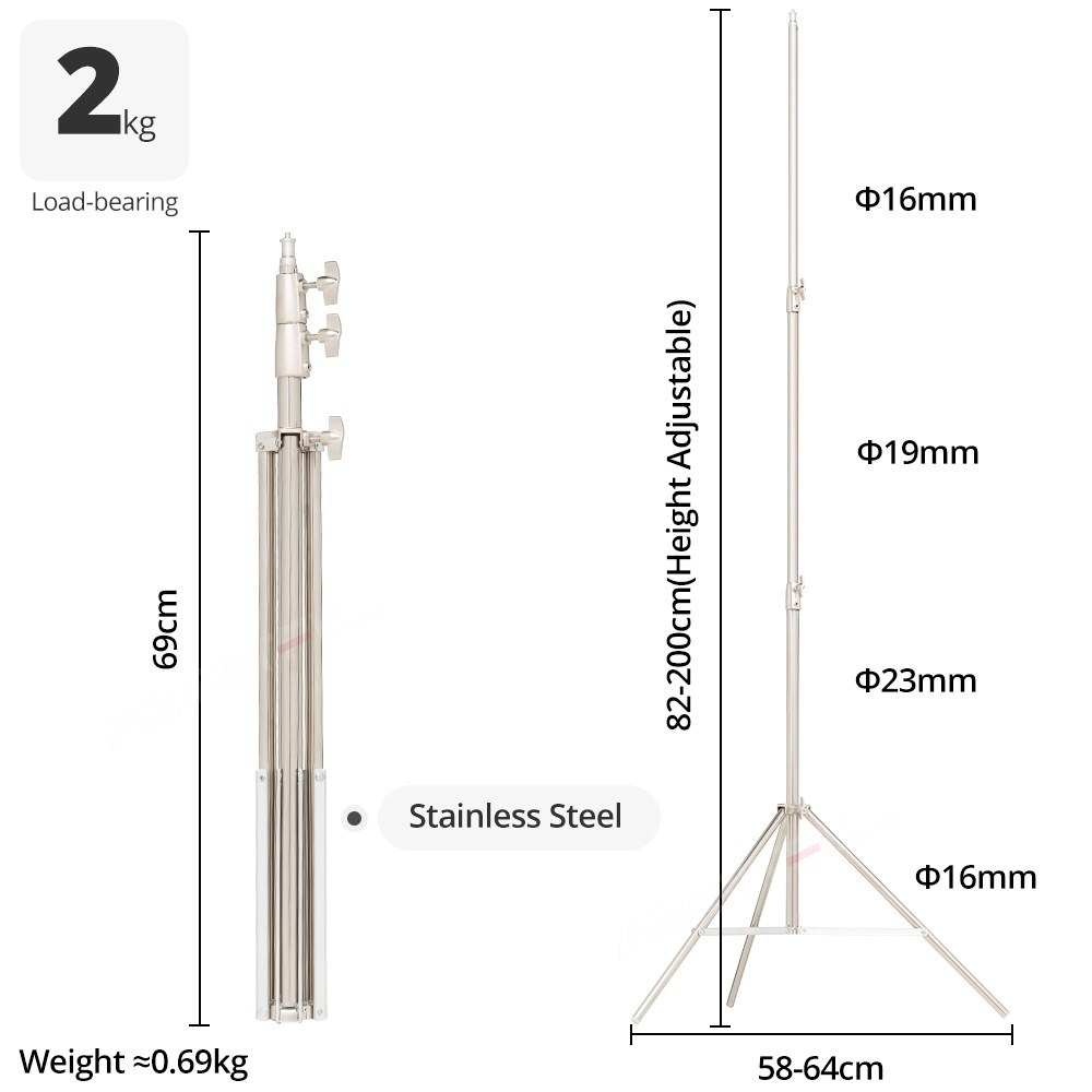AMBITFUL Stainless Steel 2M He - Photography Lighting Softbox avis et prix