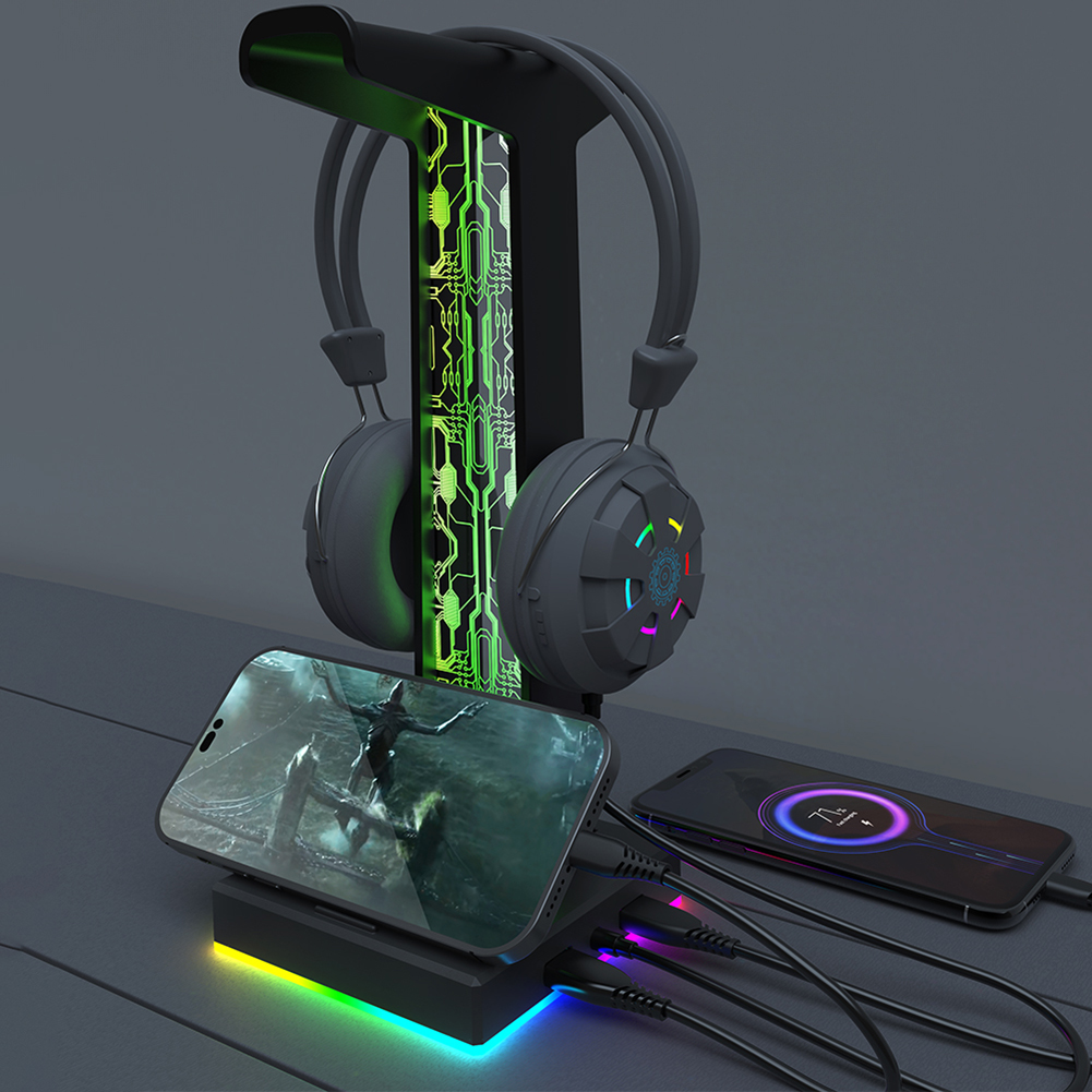 RGB Gaming Headphone Stand Dua - Photography Lighting Game avis et prix