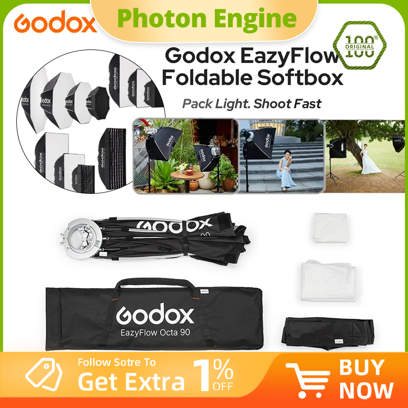 Godox EazyFlow series Foldable - Photography Lighting Softbox avis et prix