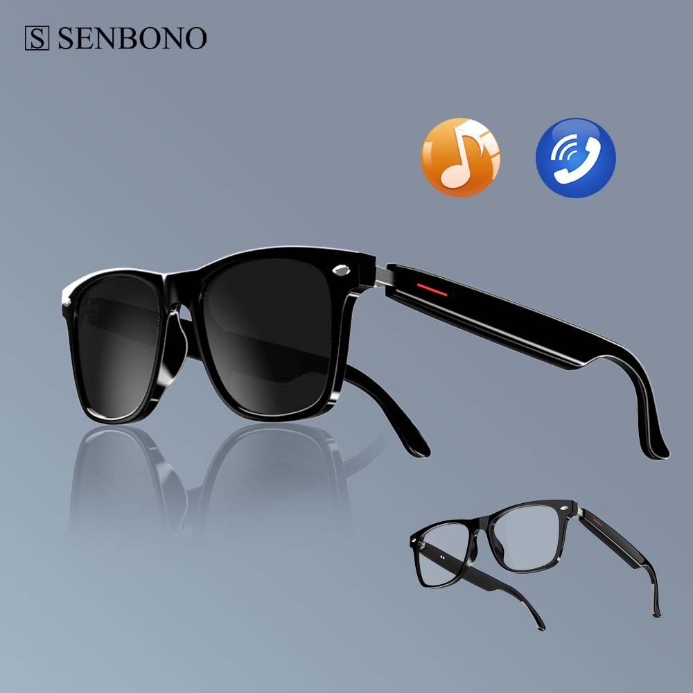 SENBONO E13 Smart Glasses:Blue - Photography Lighting Gear avis et prix